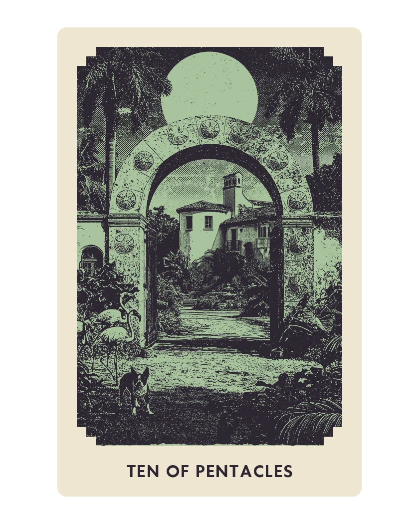 Ten of Pentacles print